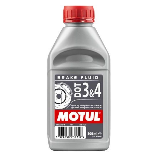 MOTUL BRZDOVÁ KVAPALINA DOT 3&AMP;4, 500 ML