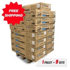 PALLET OF SHARK SNOW PLOW 60" DELUXE BLACK (152CM) 9 SETS