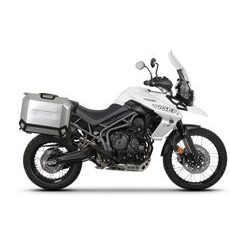 KOMPLETNÁ SADA BOČNÝCH ČIERNYCH HLINÍKOVÝCH KUFROV SHAD TERRA BLACK, 36/47 L LITROV, VRÁTANE MONTÁŽNEJ SADY SHAD TRIUMPH TIGER 800