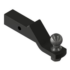 XRW TRAILER HITCH BALL MOUNT STL BLACK