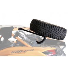 XRW ADJUSTABLE SPARE TIRE CARRIER STL BLACK - CAN-AM MAVERICK X3