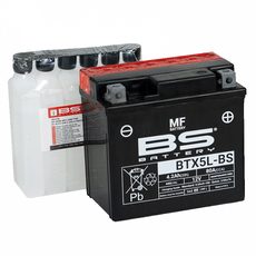 BEZÚDRŽBOVÝ MOTOCYKLOVÝ AKUMULÁTOR BS-BATTERY BTX5L-BS (YTX5L-BS)