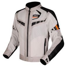 LS2 GARDA AIR LADY JACKET BLACK GREY H-V ORANGE