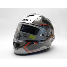INTEGRÁLNA PRILBA AXXIS COBRA RAGE A3 LESKLÁ PERLEŤOVÁ ŠEDÁ S
