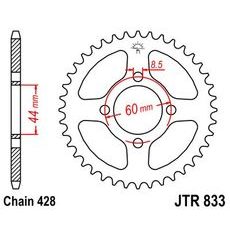 REŤAZOVÁ ROZETA JT JTR 833-41 41T, 428