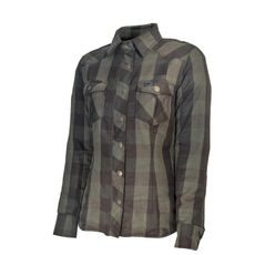 KEVLAR SHIRT GMS JAGUAR LADY ZG31403 GREEN-BLACK DL