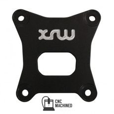 XRW REAR PLATE BLACK TEXT. - RZR TURBO 2017