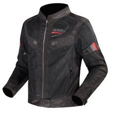 LS2 GARDA AIR LADY JACKET BLACK RED