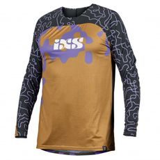 JERSEY IXS TRIGGER MX 2.0 X2-544207 HAZELNUT BROWN-LAVENDER PURPLE-COAL BLACK L
