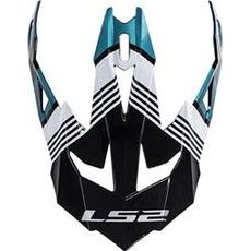 LS2 MX470 PEAK MAX BLACK TURQUOISE