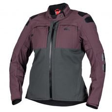 LAMINATED WOMEN'S JACKET IXS TOURSTER-STX 3.0 X2-111607 EGGPLANT PURPLE-METAL GREY XL
