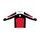 FOX 180 Nitro Jersey - Extd Sizes - M, Fluo RED MX24