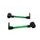 Lever guard ACCOSSATO with green hose and joint right + left, aluminium