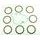 Friction plates kit with clutch cover gasket ATHENA P40230065