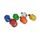 Handlebar ends (pair) ACCOSSATO TK001 for handlebars with inner diameter 12 mm - 20 mm strieborná