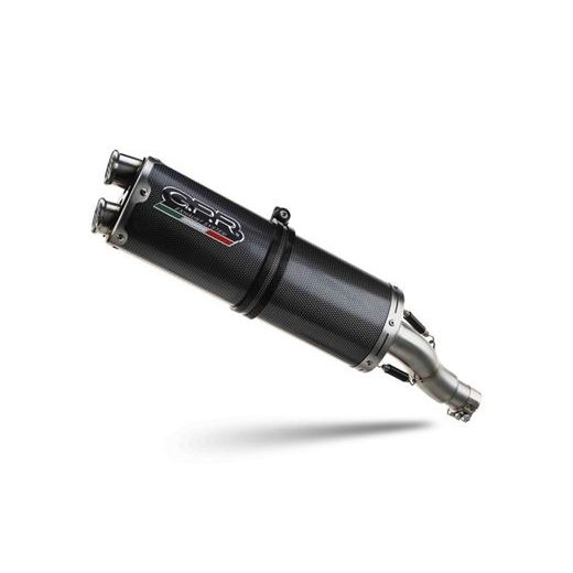 KONCOVKA VÝFUKU SLIP-ON GPR DUAL POPPY E5.KT.108.1.DUAL.PO CARBON LOOK INCLUDING REMOVABLE DB KILLER AND LINK PIPE