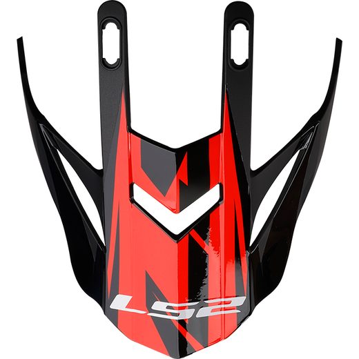 LS2 MX437 EVO PEAK ROAR BLACK RED