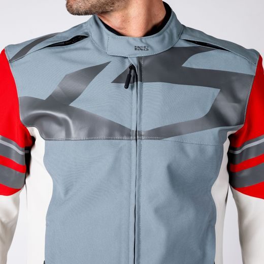 LAMINATED JACKET IXS RAPID-STX 2.2 X2-311426 BLUE GREY-RED XL