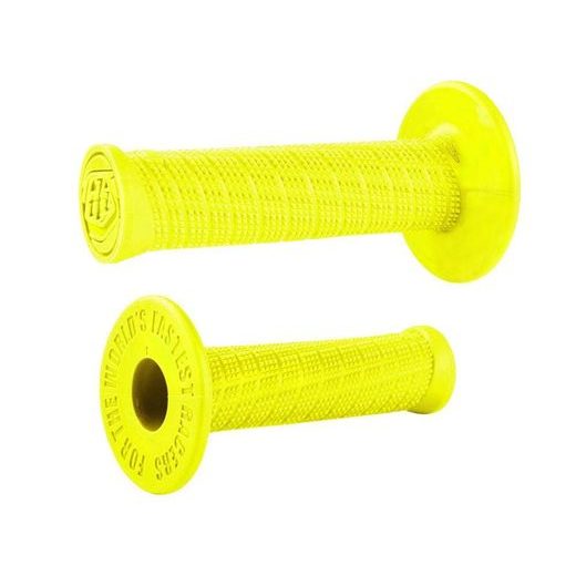 ODI GRIPS MX TLD SINGLE PLY, TROY LEE YELLOW
