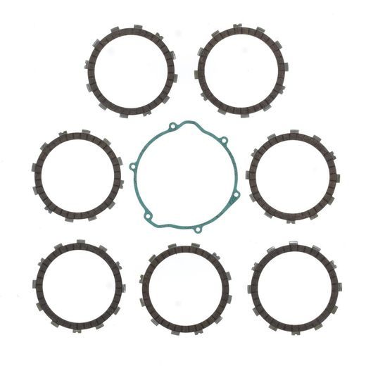 FRICTION PLATES KIT WITH CLUTCH COVER GASKET ATHENA P40230004