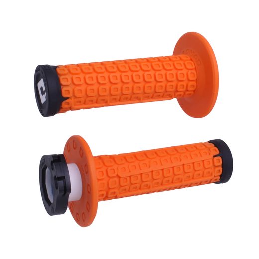 ODI GRIPS NOMAD W/D30 LOCK-ON OFF-ROAD GRIP ORANGE/BLACK/BLACK