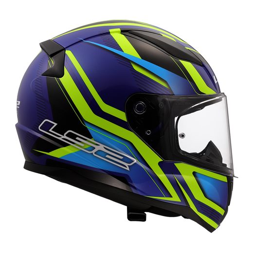 LS2 FF353 RAPID II FLITZ H-VIS YELLOW BLUE-06