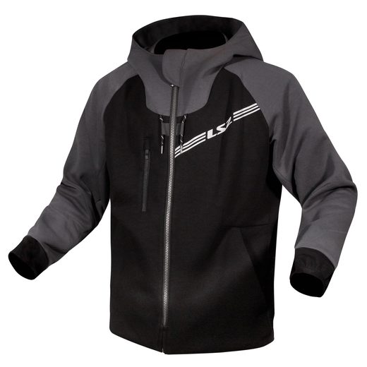 LS2 THROTTLE MAN JACKET BLACK DARK GREY