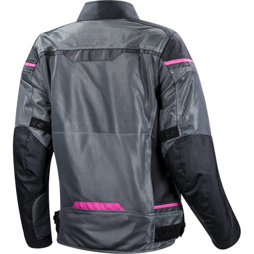 LS2 RIVA LADY JACKET BLACK DARK GREY PINK