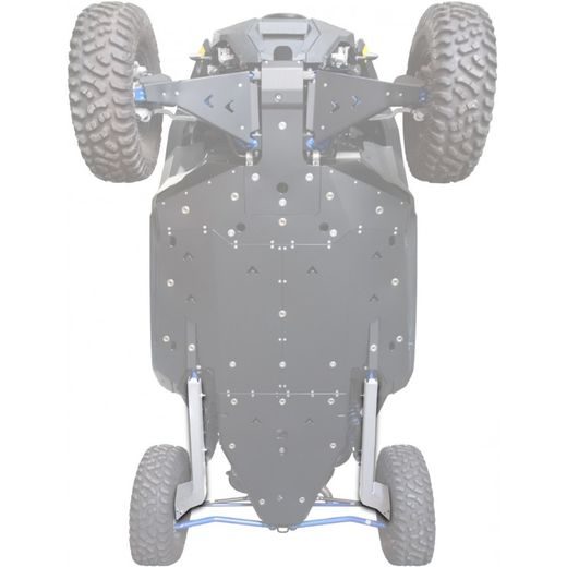 XRW REAR TRAILING ARM GUARDS ALU - POLARIS RZR PRO XP