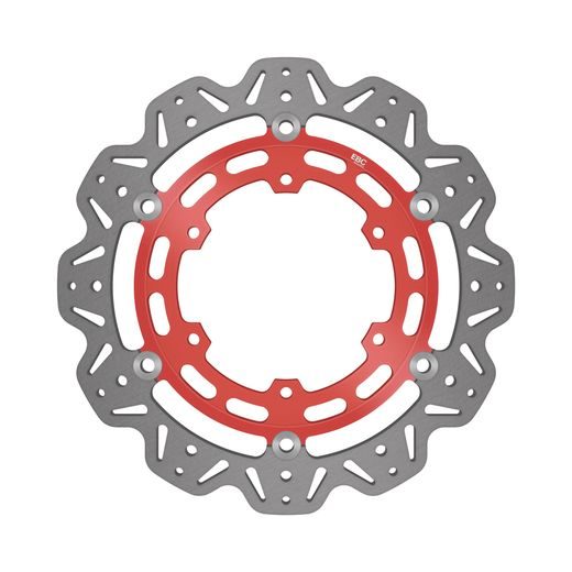 BRZDOVÝ KOTÚČ EBC VR2126RED ČERVENÁ