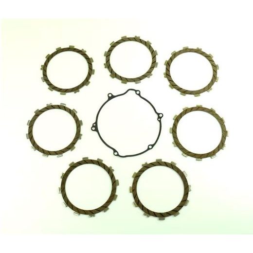 FRICTION PLATES KIT WITH CLUTCH COVER GASKET ATHENA P40230062