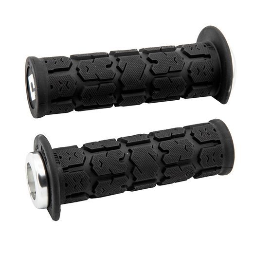 ODI GRIPS ROGUE ATV LOCK-ON V2.1, 125 MM, BLACK/SILVER CLAMPS