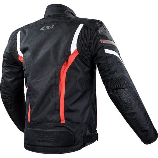 LS2 GATE MAN JACKET BLACK RED