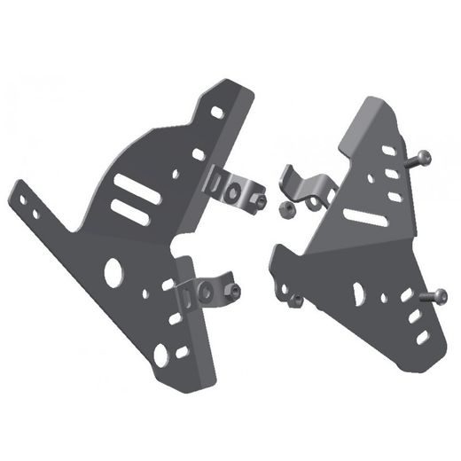 XRW FRAME GUARD NATURAL - HONDA TRX 450