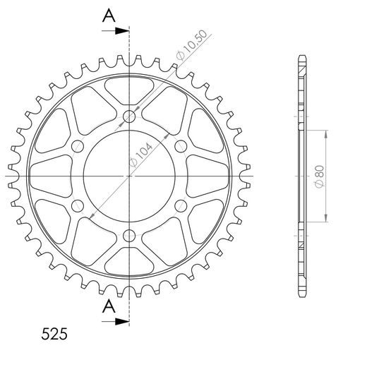 REŤAZOVÁ SADA EK - ZLATÝ REŤAZ 525 MVXZ, X-KRÚŽOK, KOLIESKO SUPERSPROX, ROZETA SUPERSPROX PRE KAWASAKI ZZR 600 2005-2008