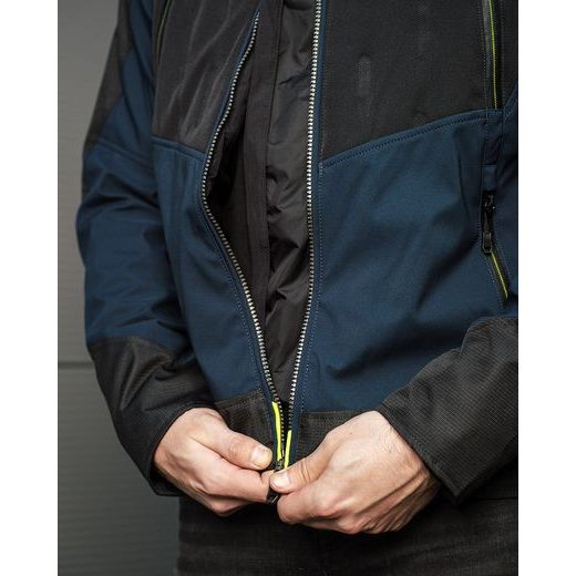 LS2 ZIRCONIUM MAN JACKET BLUE BLACK H-V YELLOW