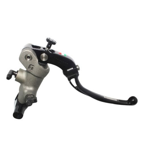 RADIAL BRAKE MASTER CYLINDER ACCOSSATO 19 X 20 WITH FOLDING LEVER,BLACK