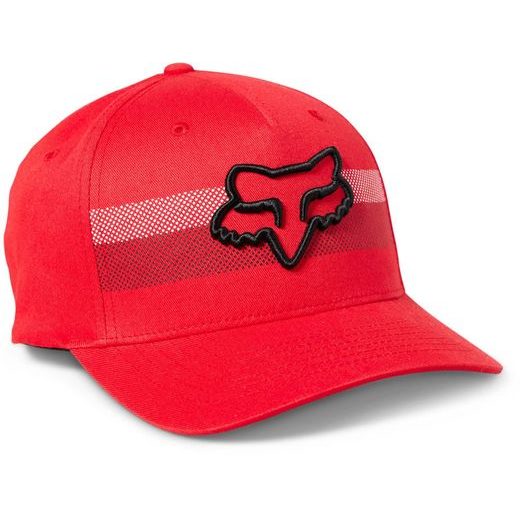 FOX EFEKT FLEXFIT HAT, FLAME RED