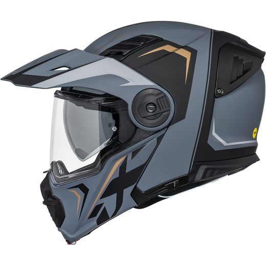 FLIP-UP ENDURO HELMET IXS VENTURE 1.0 MIPS X1-021205 MATT BLACK-GOLD 2XL