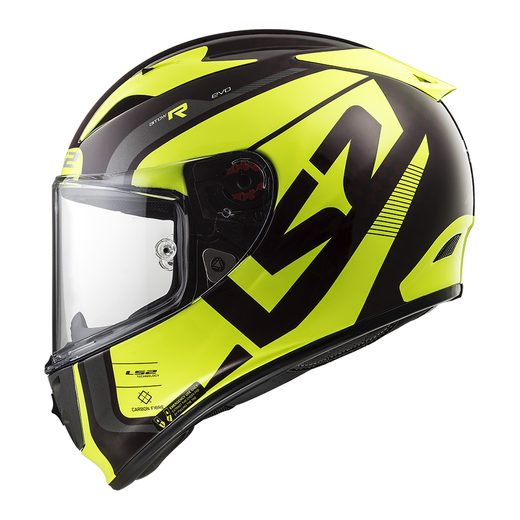 LS2 FF323 ARROW C EVO STING WINEBERRY H-V YELLOW