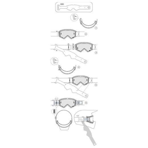 STANDARD TEAR-OFFS ARIETE PURAVIDA / MUDMAX 12964-PVLE 4 STACKS / 6 TEAR-OFFS
