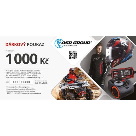 DÁRKOVÝ POUKAZ 1000,- KČ