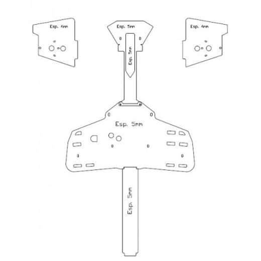 XRW KIT ALU - OUTLANDER 500 / 600/800
