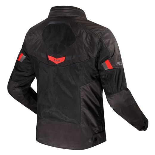LS2 GARDA AIR MAN JACKET BLACK RED