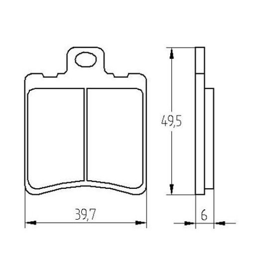 BRZDOVÉ OBLOŽENIE ACCOSSATO AGPA198 EV1