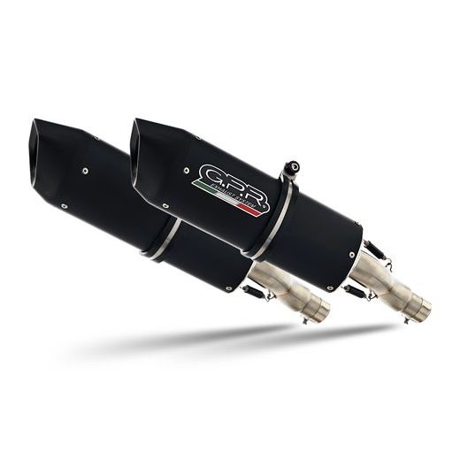 DVOJITÁ KONCOVKA VÝFUKU SLIP - ON GPR FURORE A.26.FUNE MATTE BLACK