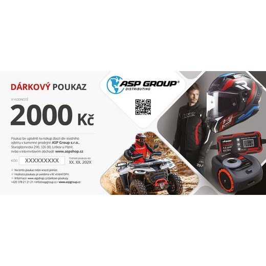DÁRKOVÝ POUKAZ 2000,- KČ