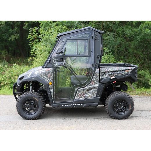 KABINA BEZ STŘECHY VČETNĚ TOPENÍ LINHAI UTV 520/550/570/650 T-BOSS (MOŽNÉ POUŽÍT ORIGINÁL STŘECHU)