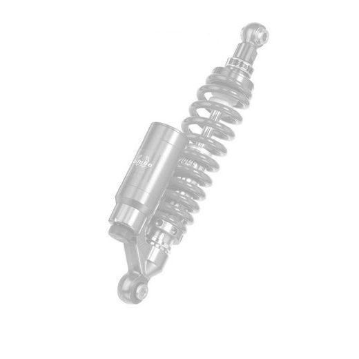TLMIČ BITUBO WZT1 ADJUSTABLE: PRELOAD, REBOUND,PIGGYBACK COMPRESSION, LENGTH BLACK SPRING