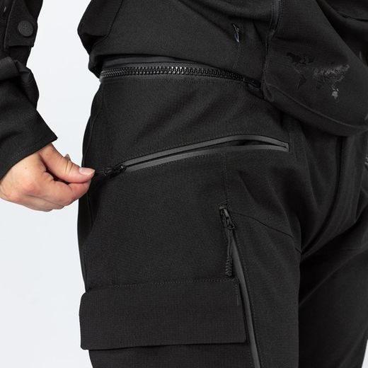 WOMEN'S LAMINATED PANTS IXS VENTURE-STX 1.0 X2-015605 ČIERNA D3XL